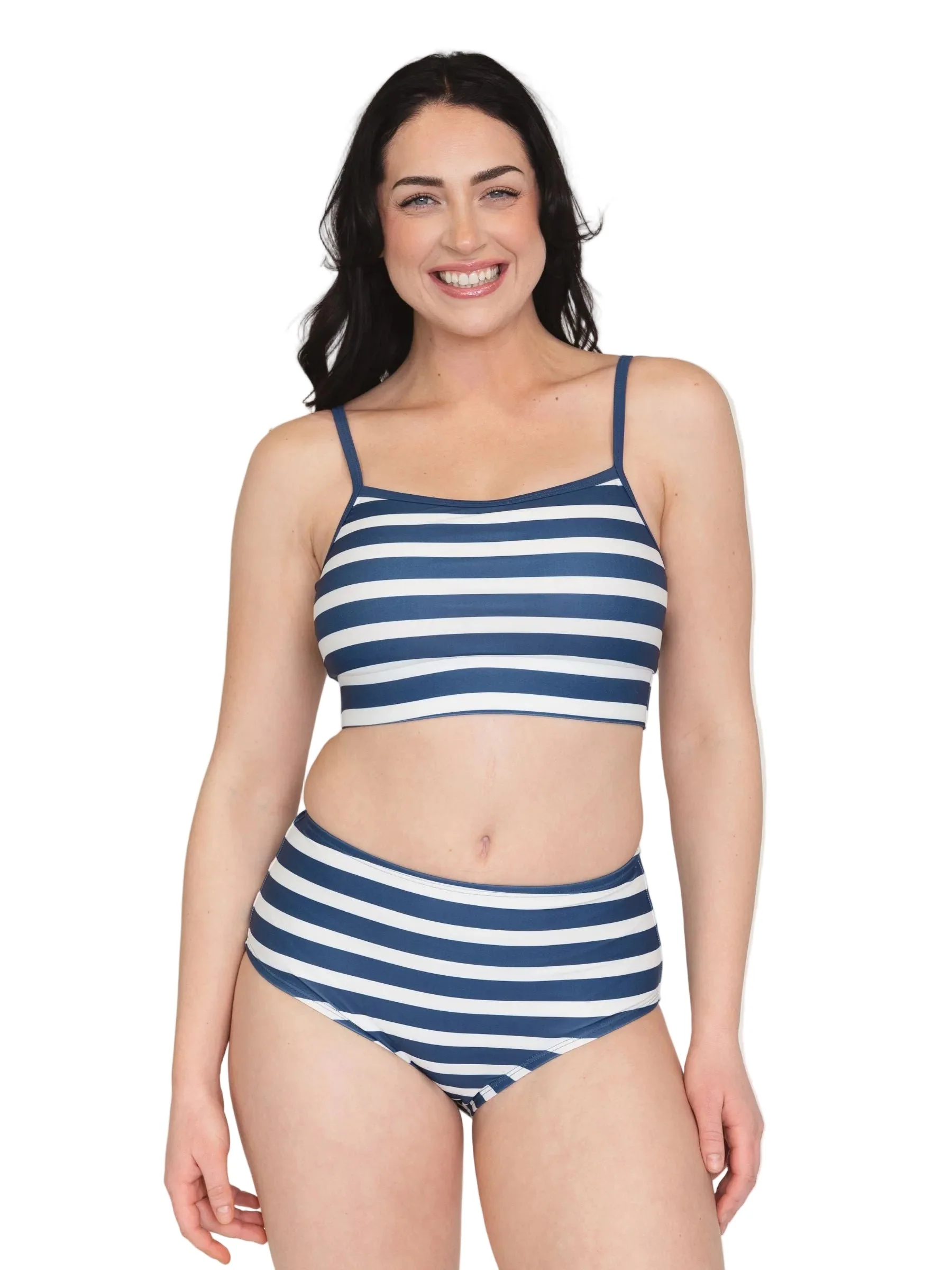 Outstanding Navy Stripe Bralette World-Class