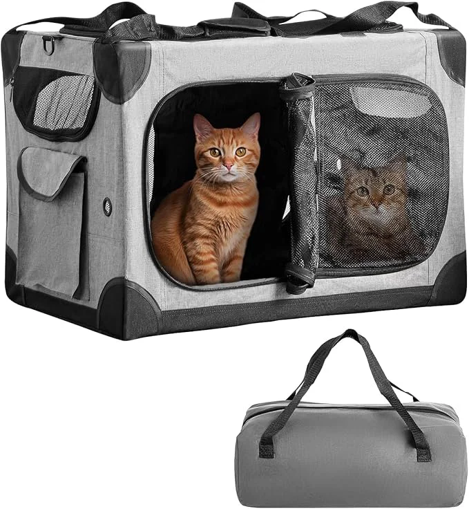 Breathable Extra Large Cat Carrier for 2 Cats XL First-Class