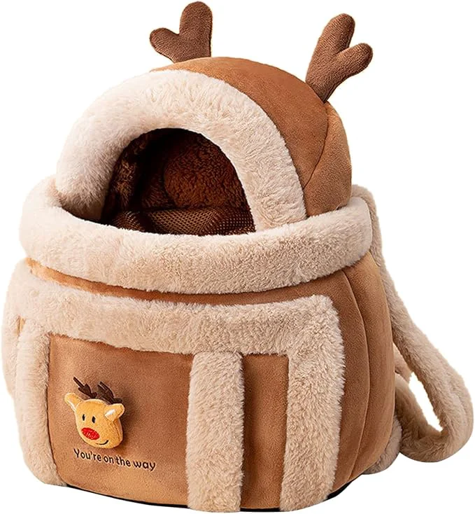 Unique Pet Carrier Backpack Warm Travel Bag Modern