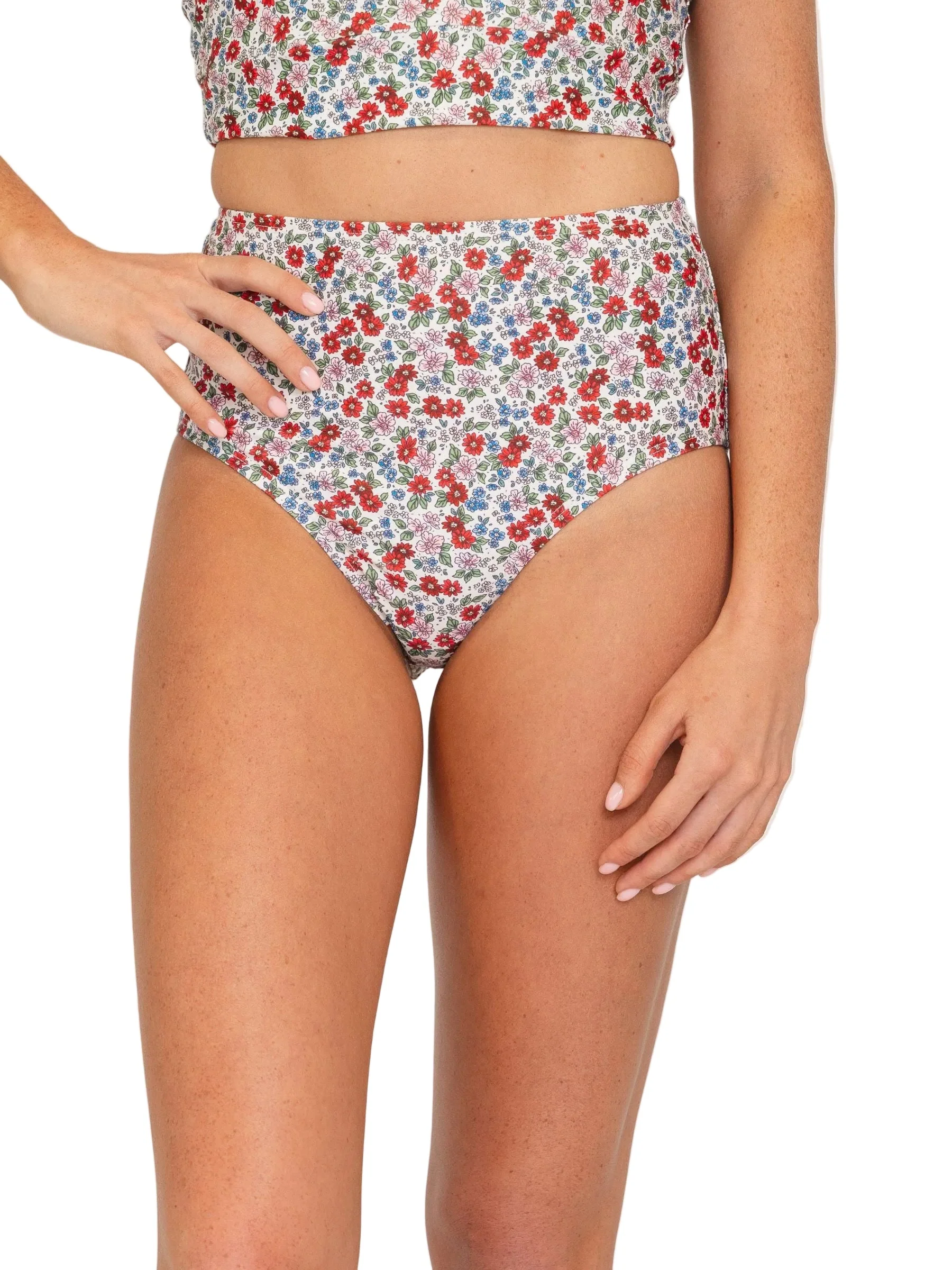 Clean Sweet Pea High-Waist Bottom Durable