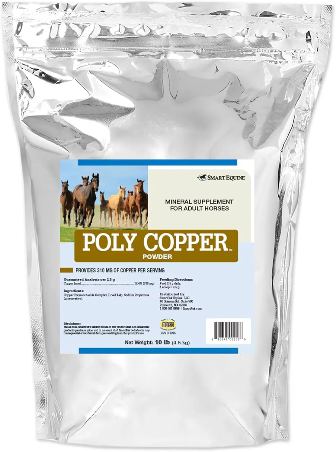 Quality Uckele by SmartEquine Poly Copper Equine Horse Coat Supplements for Skin Vitamins Minerals Supplements for Horses Bones and Metabolism 10 lb Bag Elite