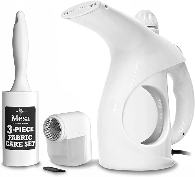 World-Class Inspired Living Fabric Care Kit – 3-Piece Fabric Garment Care Set with Handheld Steamer Lint Roller Fabric Shaver – Portable Wrinkle Remover Clothes DefuzzerAbout ThisOverview Organic