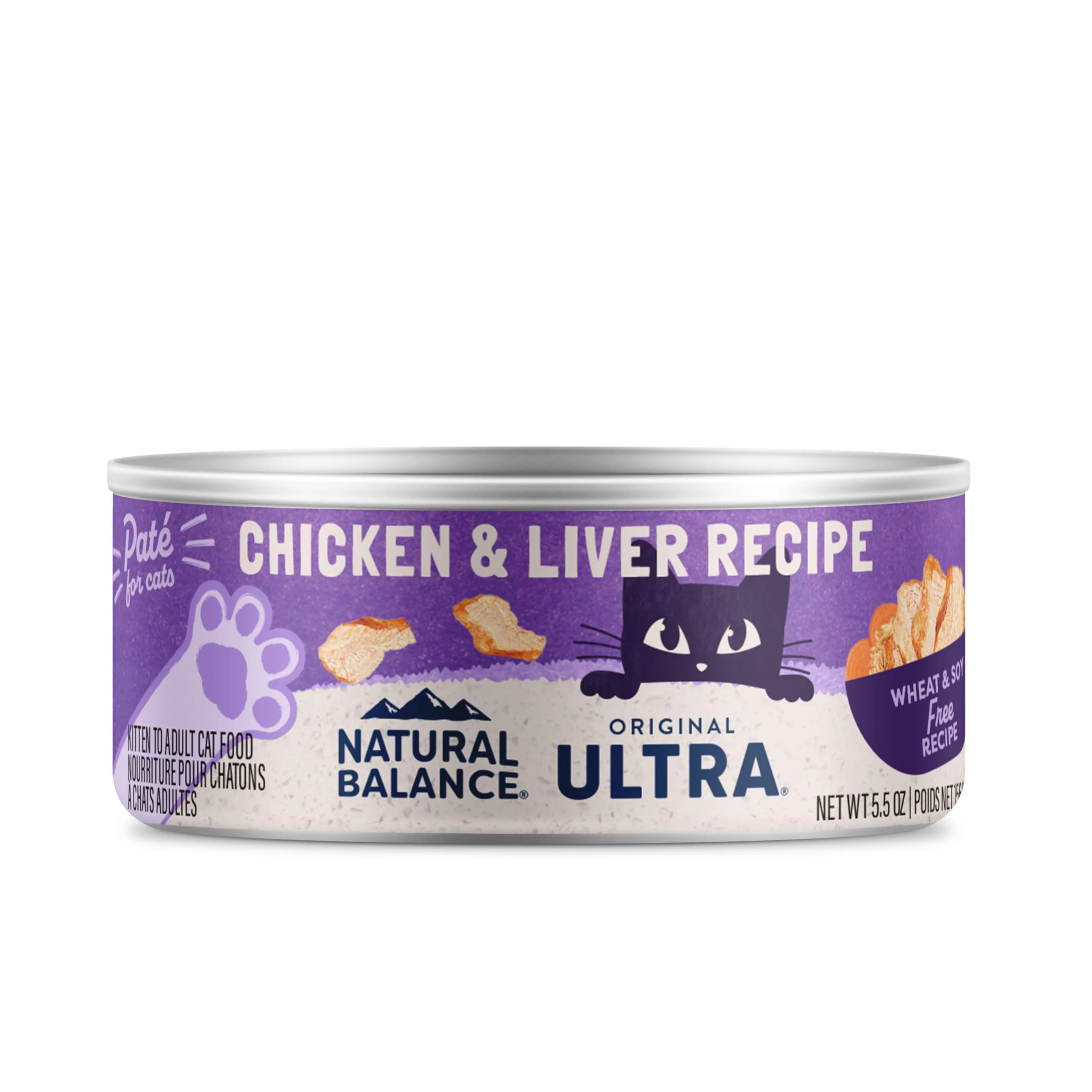 Durable Natural Balance Ultra Adult Wet Cat Food – Chicken Liver Recipe 5.5 oz Pack of 24 Fast