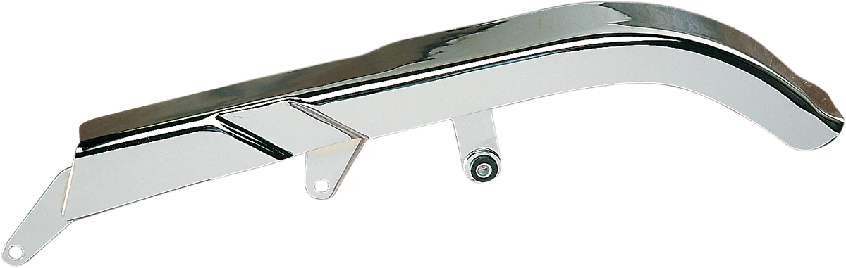 Detailed DRAG SPECIALTIES Upper Belt Guard - '86-'92 '94 FXST FLST - Chrome 74663 Lightweight