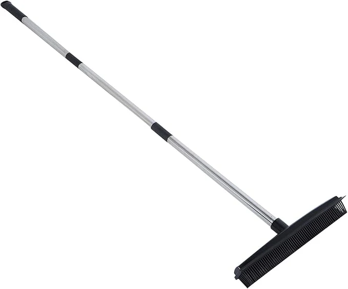 Versatile EBTOOLS Multifunction Telescopic Carpet Broom Pet Hair Dust Removal Tool for Fluff Carpet Hardwood Floor Tile Window Daily Household Black About ThisOverview Elite
