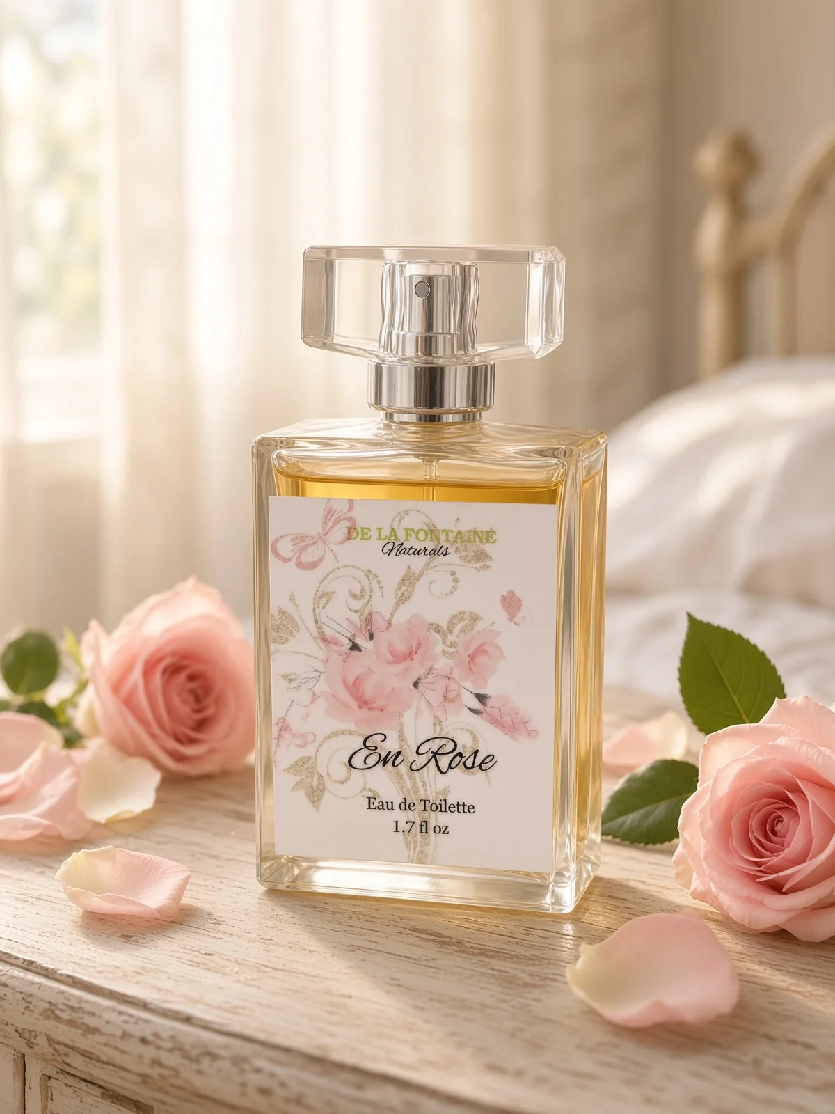 Durable En Rose All-Natural Rose de Mai Eau de Toilette Crafted