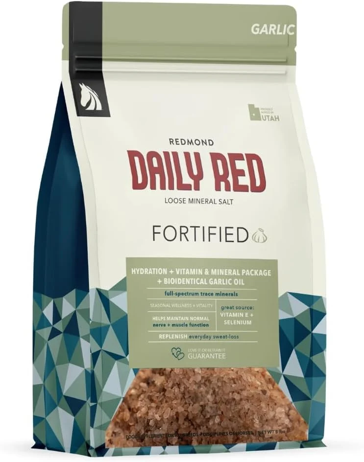 Smart Daily Red Fortified w Garlic - Horse Vitamin Mineral Supplement 5 lb Pouch Casual
