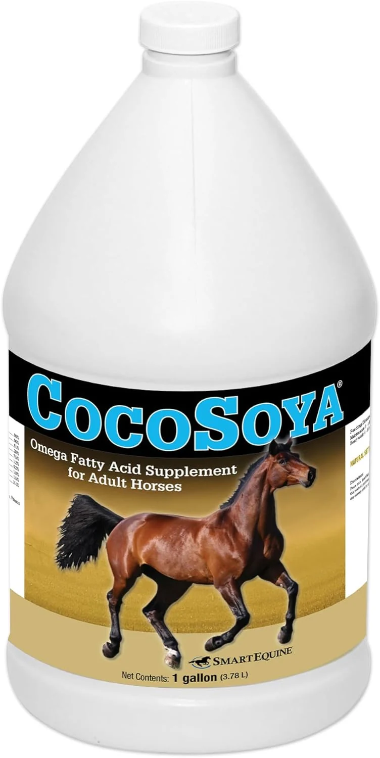 User-Friendly Uckele by SmartEquine CocoSoya Oil Oil for Skin and Coat Contains Soybean and Coconut Oil for Overall Coat Shine and Horse Health Nourishing Fatty Acids for a Lustrous Appearance 1 Gallon Clean
