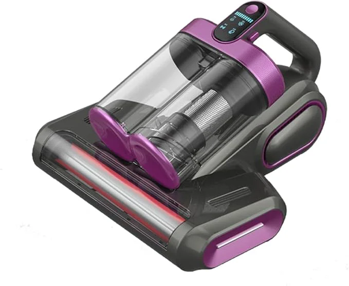 Unique Bed Vacuum Cleaner 16Kpa Suction Double Cup Cordless Mattress Vacuum Cleaner with Ultrasonic and LED Display 18000 RPM Min Brushroll Cordless Vacuum for Pet Hair Sofas Blankets Mattresses etc.About ThisOverview Safe