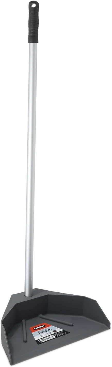 Detailed Silicone Dust Pan with Handle Lobby Dustpan with Long Handle Stand Up Dustpan 35 Aluminum Long Handle by SuperioAbout ThisOverview Minimalist