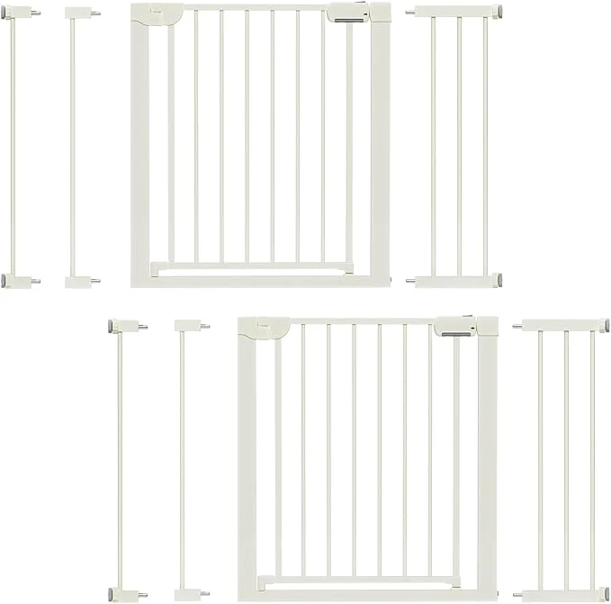 Soft 29.5-46 Magnetic Baby Gate for Stairs Baby Safety Essentials Auto Close Gate Fashionable