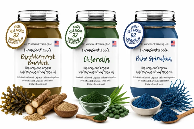 Genuine Organic Ocean Earth Superfood Sea Moss Gel Bundle Reliable