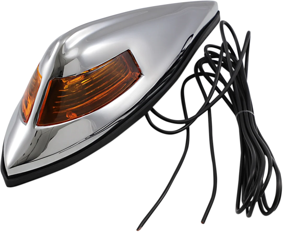 Eco-Friendly DRAG SPECIALTIES Nostalgia Front Fender Light - Amber 12-0025-BC312 Contemporary