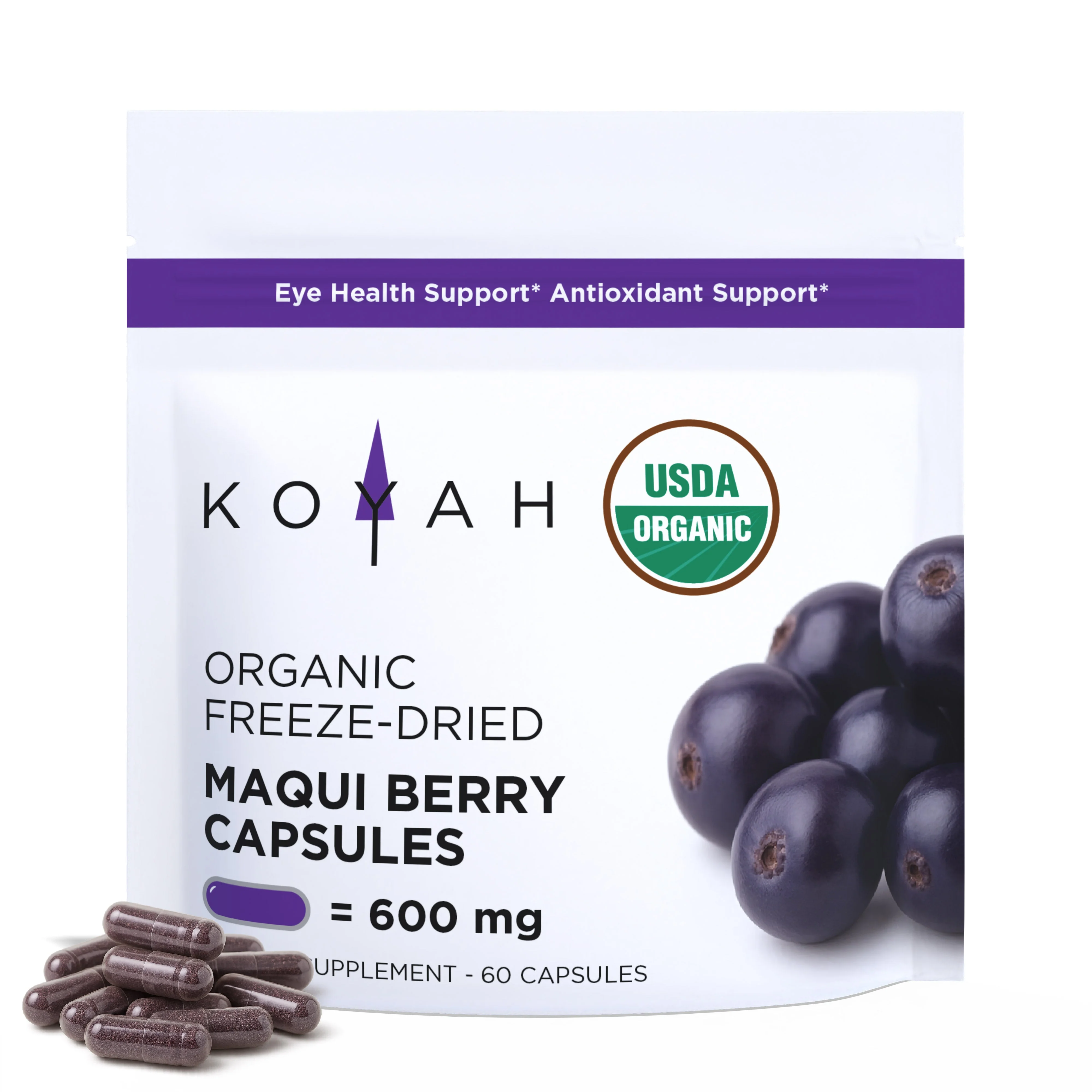 Trendy Organic Maqui Berry Capsules Elite
