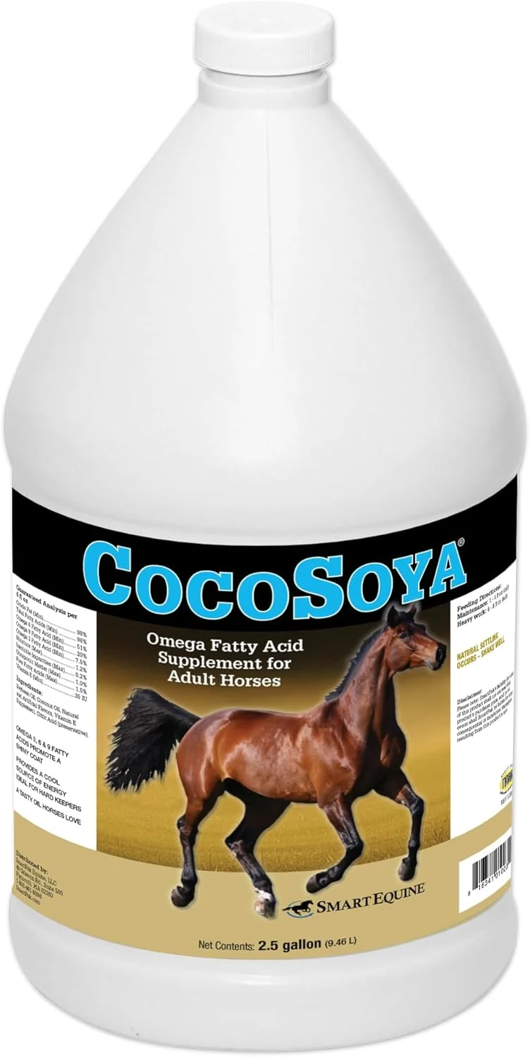 Recyclable Uckele CocoSoya Oil Horse Supplement - Omega Fatty Acid Supplement for Horses - Equine Vitamin Mineral Supplement - 2.5 gallons Sustainable