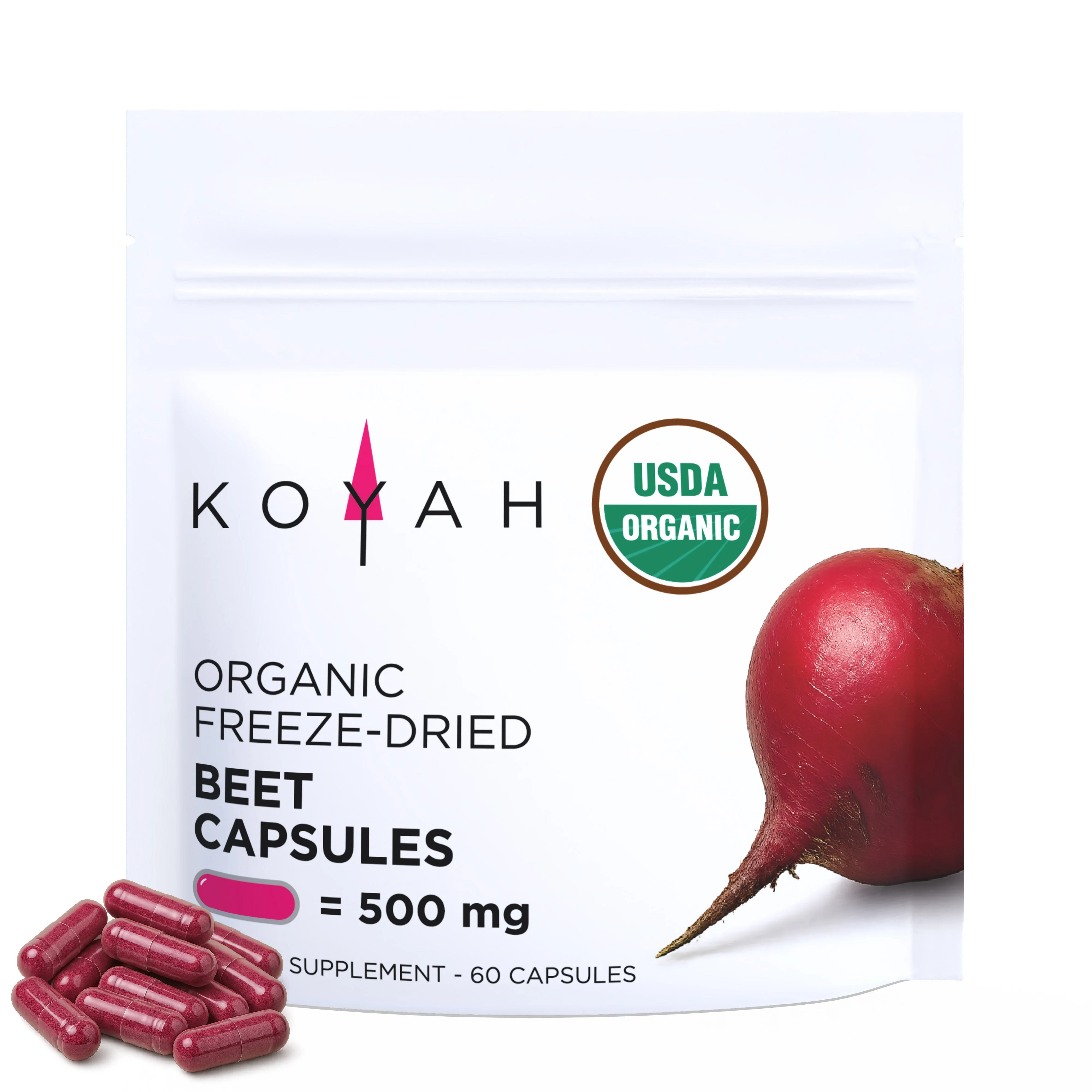Next-Generation Organic Beet Capsules Casual