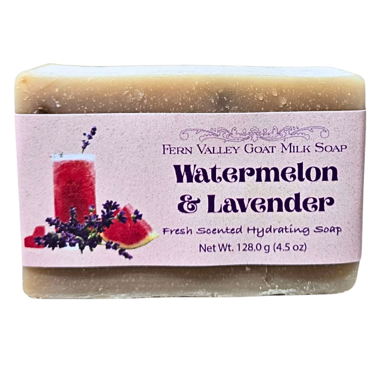 Safe Handmade Goat Milk Soap Fresh Scented Watermelon Lavender Bar Soap Exceptional