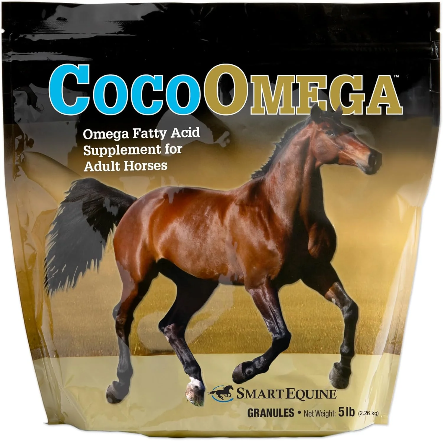 Consistent Uckele by SmartEquine CocoOmega Granular Horse Supplements for Skin Hoof Coat Health Omega-3 Fatty Acids 5 LB Modern