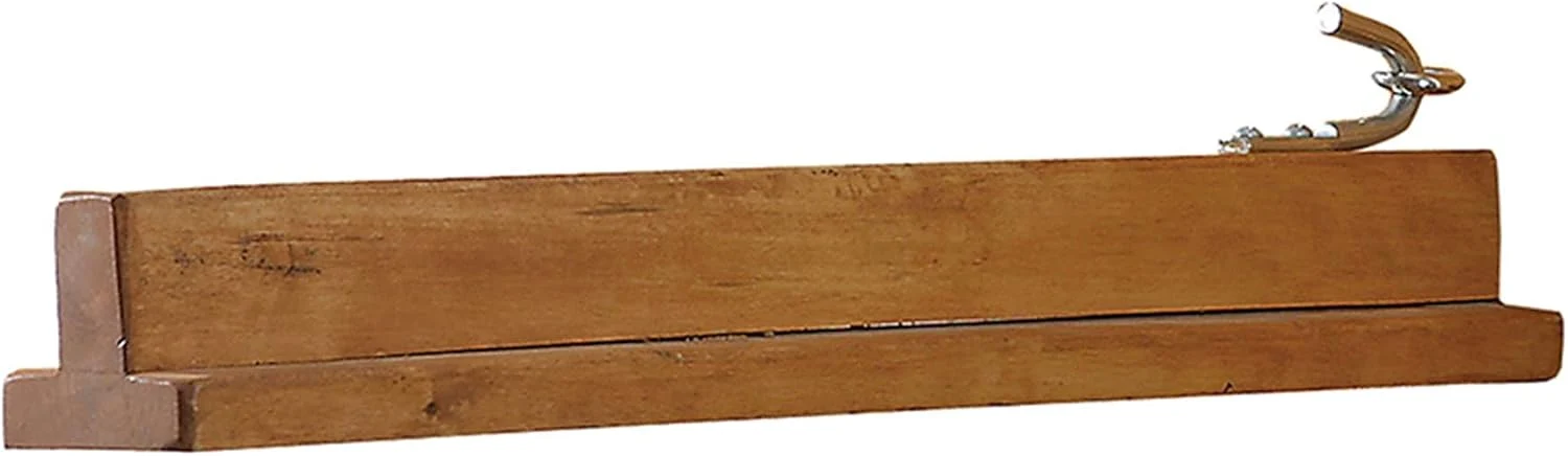Relaxed Collapsible Wooden English Saddle Rack 18 Length Easy to Mount Folds Down Not Used Fits Shorter Skirted Western Horse Saddles Natural Pine Finish Unique