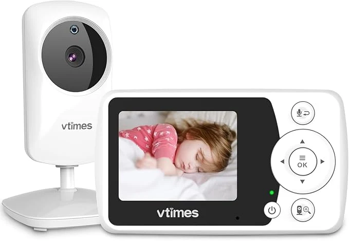 Artisan Baby Monitor with Camera and Audio Video Baby Monitor No WiFi Night Vision 2.4 LCD Screen Portable Baby Camera Monitor Alarm Lullaby Temperature Sensor and 1000ft I for Baby Elderly PetAbout ThisOverview Exceptional