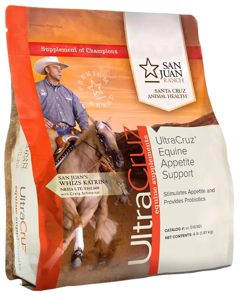 Minimalist UltraCruz Equine Appetite Booster Supplement for Horses 4 lb Pellet 32 Day Supply Prestigious
