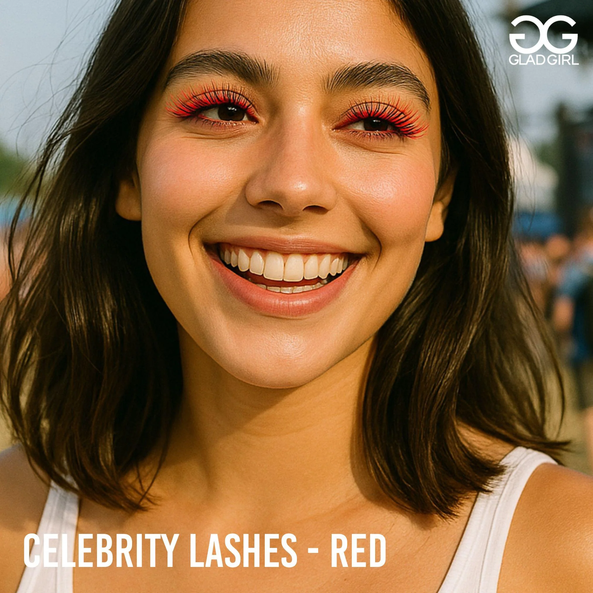 User-Friendly Celebrity Lashes - Red Elegant