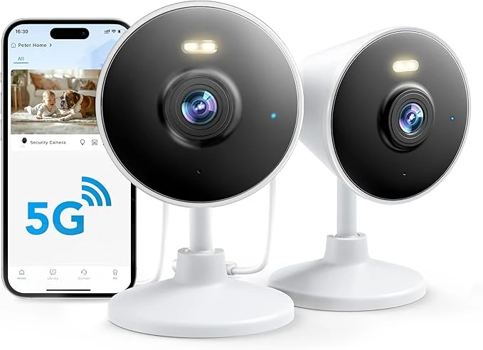 Specialty 5G 2.4G Indoor Outdoor Security Camera for Home Baby Elder Dog Pet Camera with Phone App Wi-Fi Camera w Spotlight Color Night Vision 2-Way Audio 24 7 SD Cloud Storage Work w Alexa 2PackAbout ThisOverview Fine Crafted