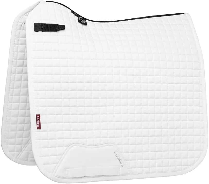 Secure LeMieux Suede Dressage Square - English Saddle Pads for Horses - Equestrian Riding Equipment and Accessories Sustainable
