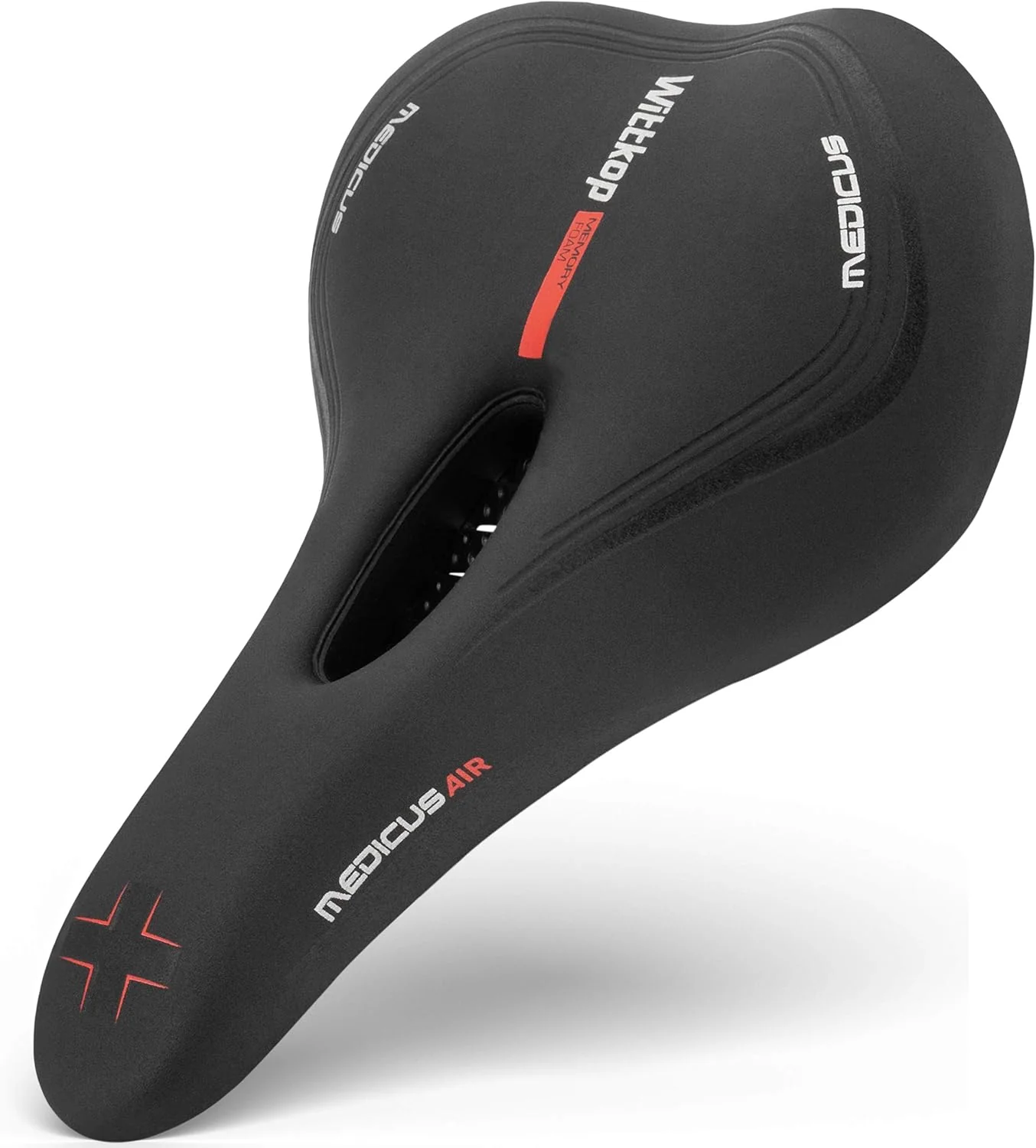 Quality Wittkop Bike Seat I Bicycle Seat for Men and Women Waterproof Bike Saddle with Innovative 5-Zone-Concept I Exercise Bike Seat for BMX MTB Road Green
