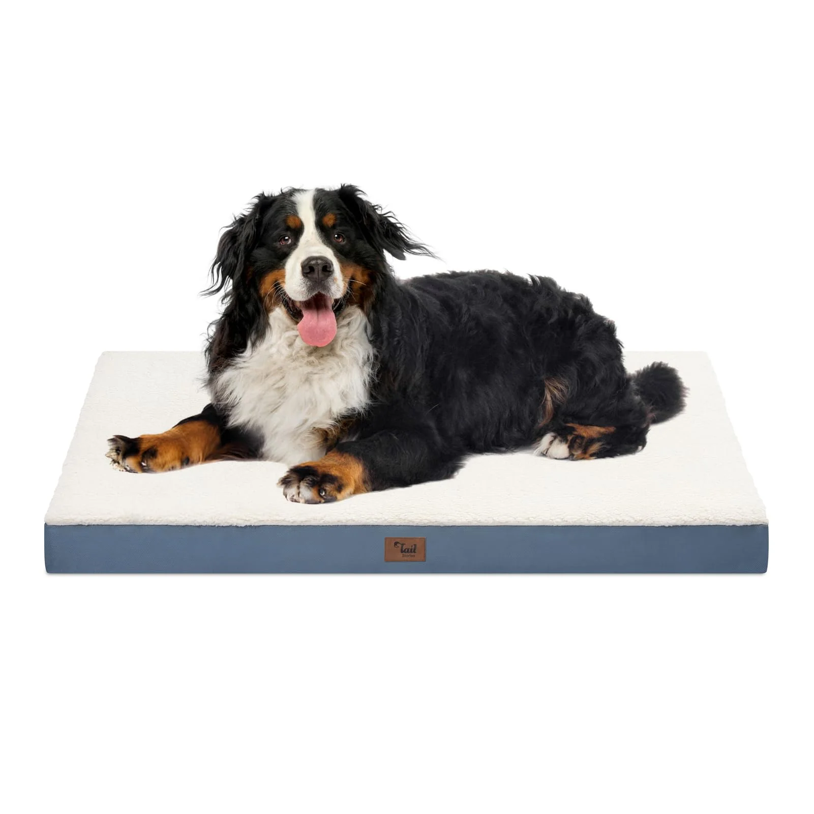 Advanced Tail Stories Large Dog Beds – Comfort Orthopedic Bed for Extra Large Dogs Waterproof Removable Cover Convenient