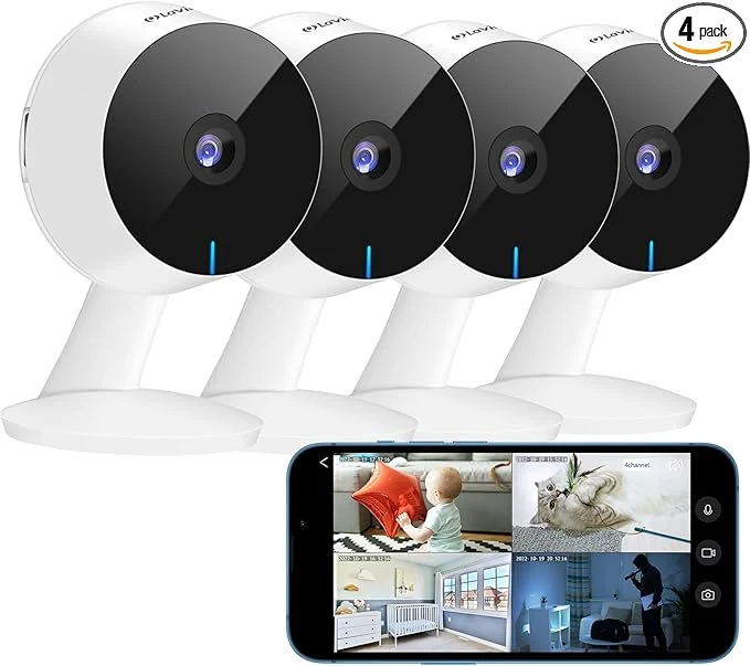 Dependable LaView 5MP 3K Cameras for Home Security Indoor Home Security Camera fo Durable
