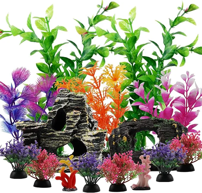 Superior Fish Tank Decorations Plants World-Class