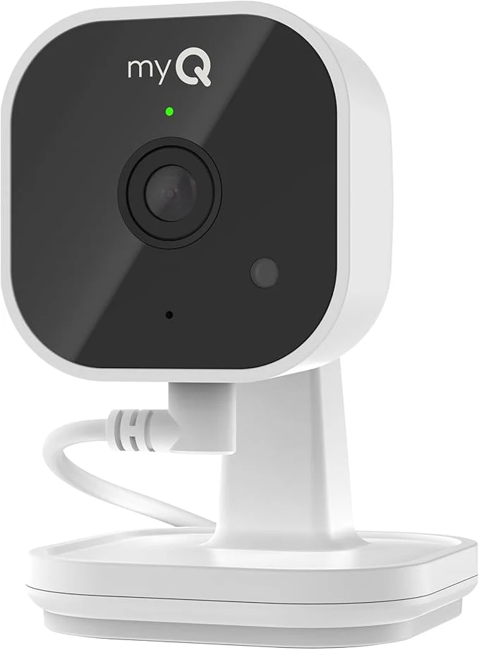 Eco-Friendly myQ Indoor Plug-in Security Camera Gen 2 – 2K Smart Wi-Fi Camera with Night Vision Baby and Pet Monitor Motion Detection and Alerts 2-Way Audio App ControlAbout ThisOverview High-Quality