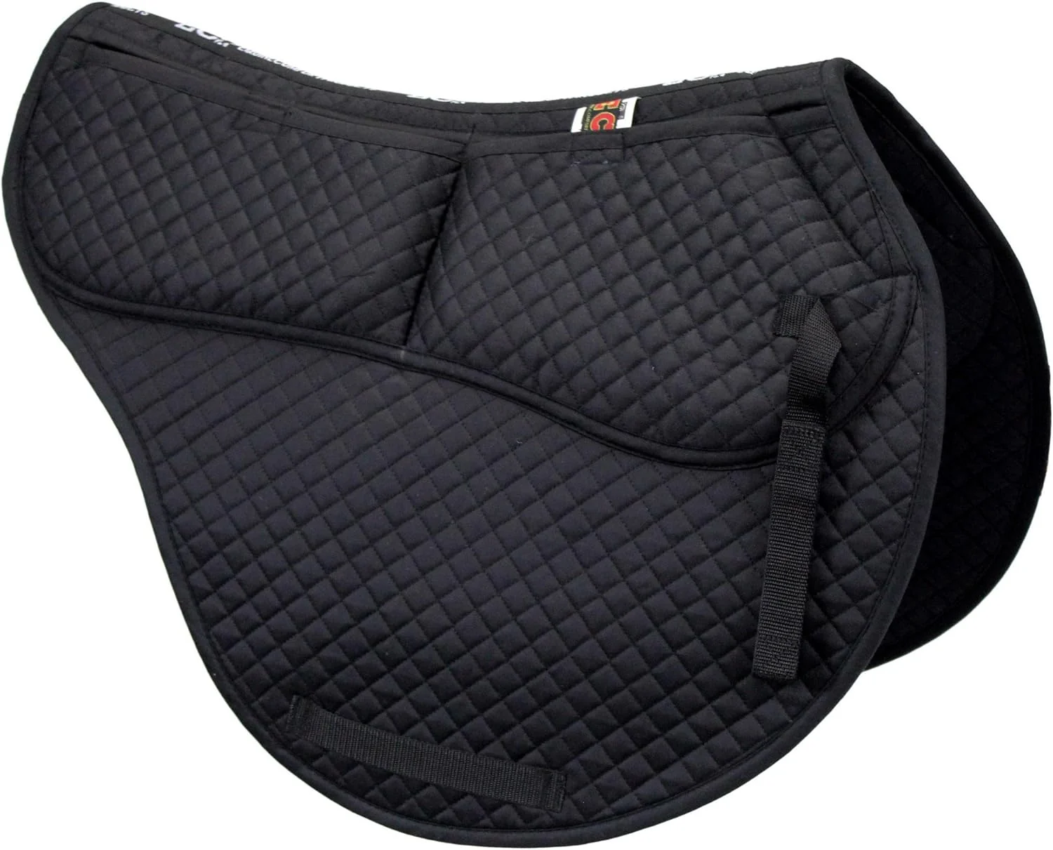 Fine ECP Equine Comfort Products All-Purpose Contoured Correction Saddle Pad with Adjustable Memory Foam Inserts for Custom Support Non-Slip Shock Absorbing 22 Spine 19.5 Drop Elite