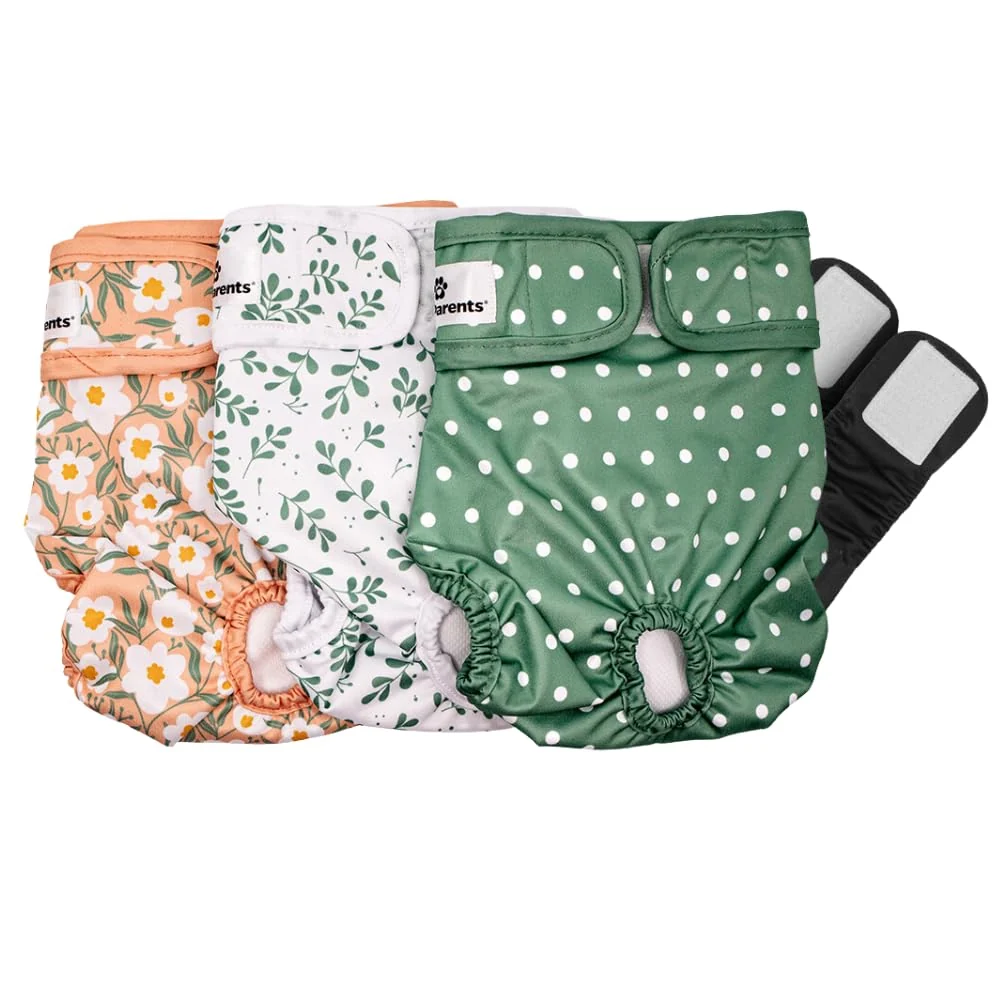 Sustainable Pet Parents Washable Dog Diapers 3 Pack Extendrs® for Extra Large Dogs – Daisy Contemporary