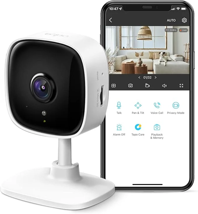 Quality Tapo 2K Indoor Security Camera for Baby Monitor Dog Camera w Motion Detection 2-Way Audio Siren Night Vision Cloud SD Card Storage Up to 512GB Works w Alexa Google Assistant C110About ThisOverview First-Class