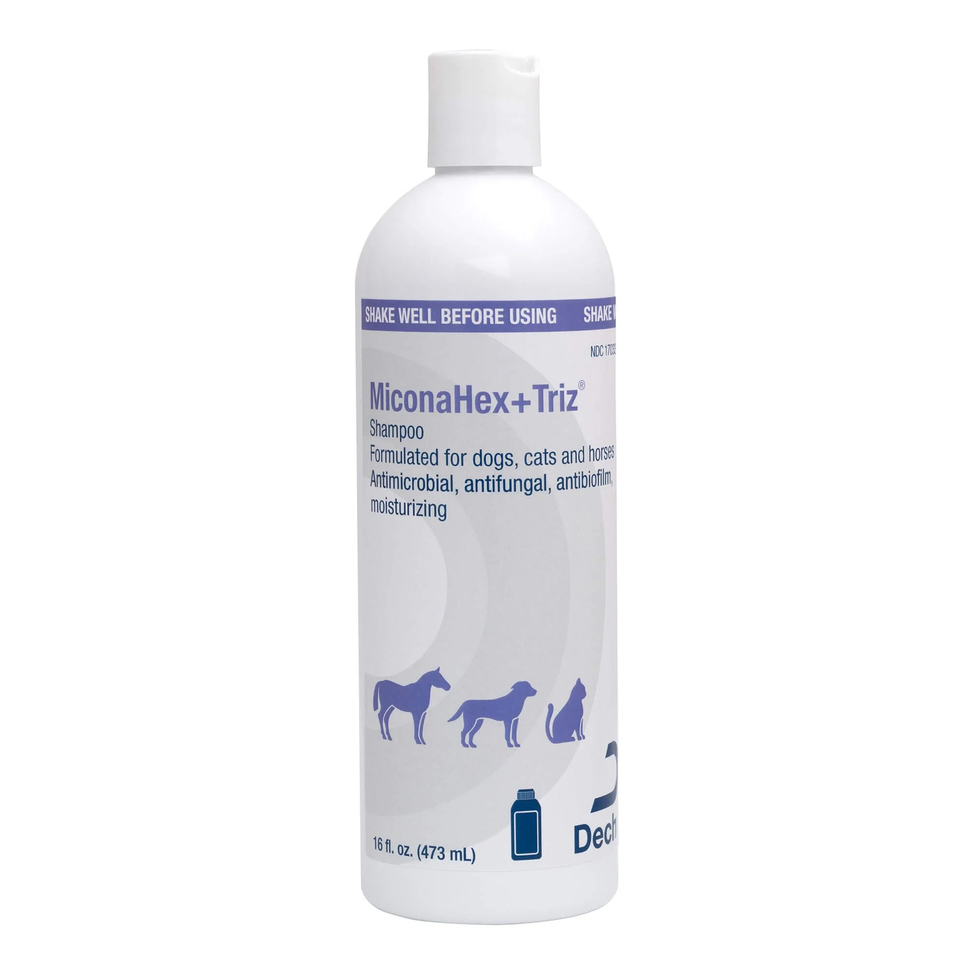 Proven MiconaHex Triz Shampoo for Dogs Cats Horses – 16 oz Cream Solid