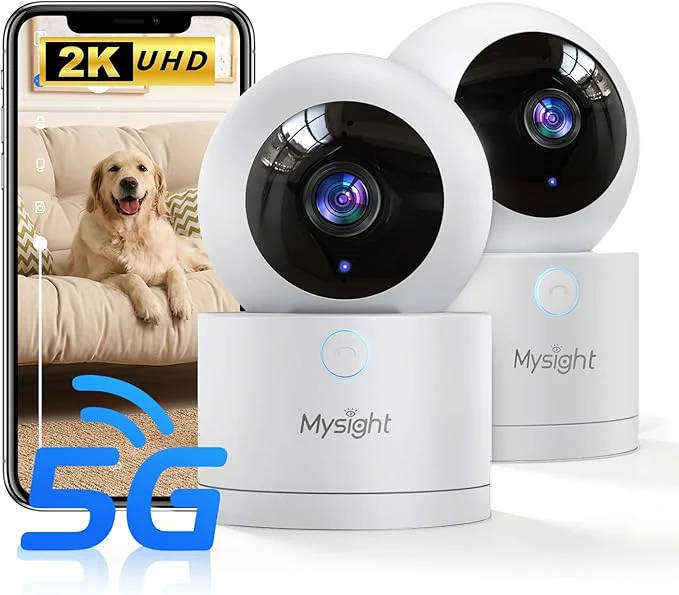 Enhanced Pet Camera 5G 2.4GHz Dog Camera with Phone App 360° Pan Tilt Security Camera Indoor One Click Call for Baby Monitor AI Voice Change for 2-Way Talk Motion Detection Cloud Local SD Storage 2PackAbout ThisOverview Soft