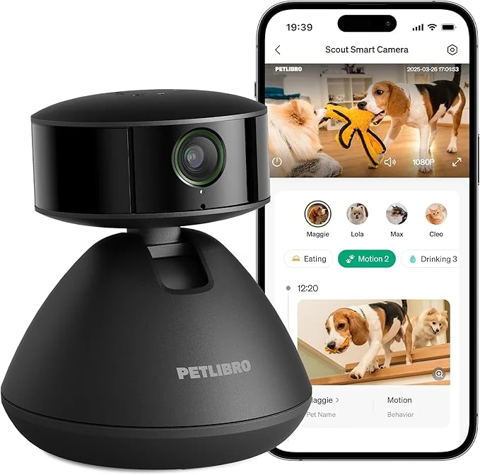 Safe PETLIBRO AI Pet Camera Indoor with Phone App 360° Auto Tracking Dog Camera Multi-Pet Recognition AI Day Summary 1080p Cat Camera Night Vision 2-Way Talk WiFi Cam Pet with 2.4G 5GAbout ThisOverview Carefully Designed
