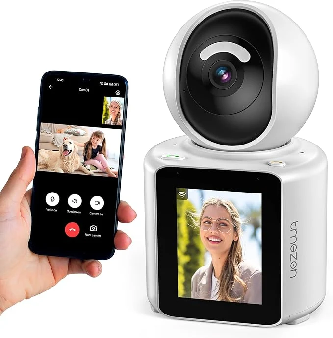 Environmentally Friendly TMEZON Video Pet Dog Camera Indoor Two Way Wireless Security Camera Monitor 1080P with Phone app and Motion Detection Baby Elderly Nanny Audio Calling Device Pan TiltAbout ThisOverview Effective