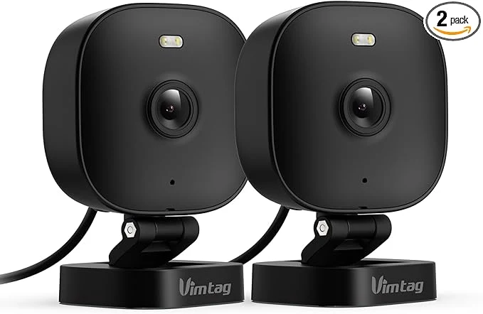 Unique VIMTAG 2.5K Security Camera Indoor Outdoor Cameras for Home Security with Color Night Vision AI Human Detection Spotlight Siren Pet Baby Monitor IP66 2-Way Audio Works with Alexa WiredAbout ThisOverview Minimalist