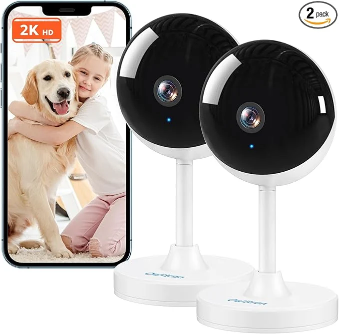 Sustainable owltron Indoor Security Camera 2K Cameras for Home Security with Motion Detection Pet Cam Baby Monitor with Night Vision 2.4 GHz WiFi Two-Way Talk Cloud SD Storage Compatible with AlexaAbout ThisOverview Optimized