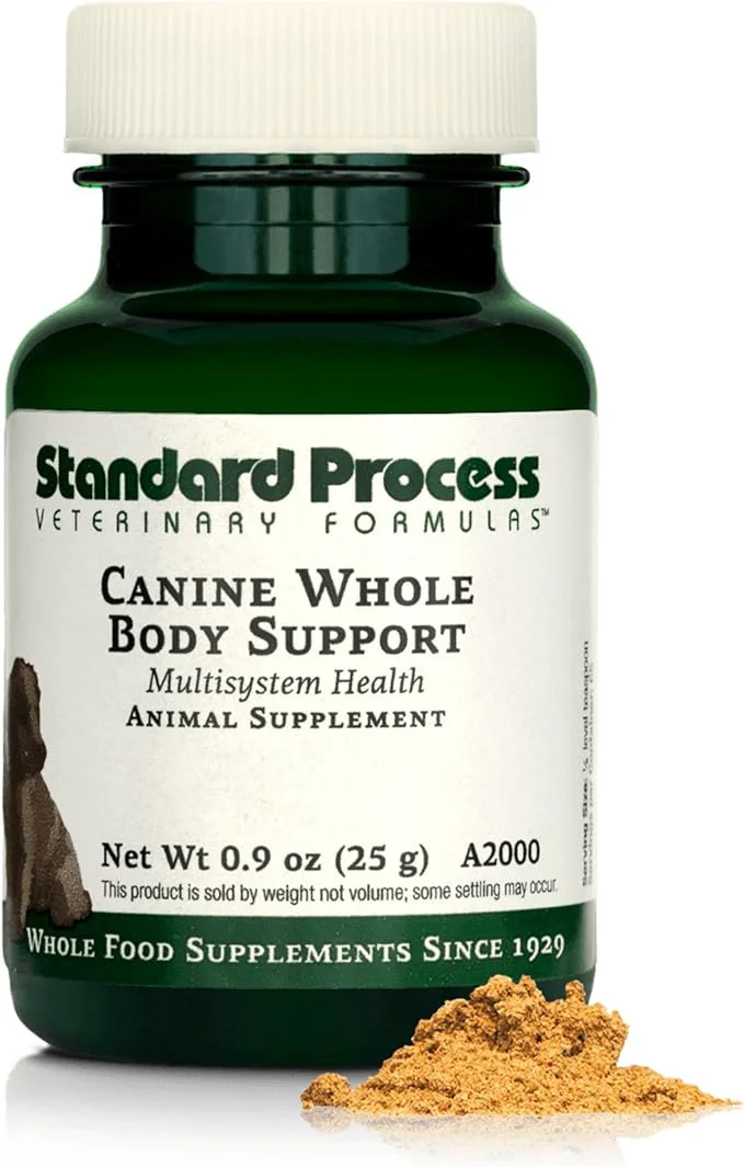 Efficient Standard Process Inc. Whole Body Multisystem Support Supplement for Canines - Nutritional Powder for Daily Health Maintenance - 25 gAbout This Trusted