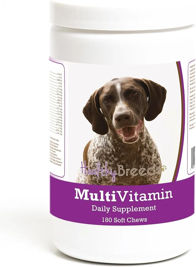 Relaxed Healthy Breeds German Shorthaired Pointer Multivitamin Soft Chew for Dogs 180 CountAbout ThisOverview Premium Material