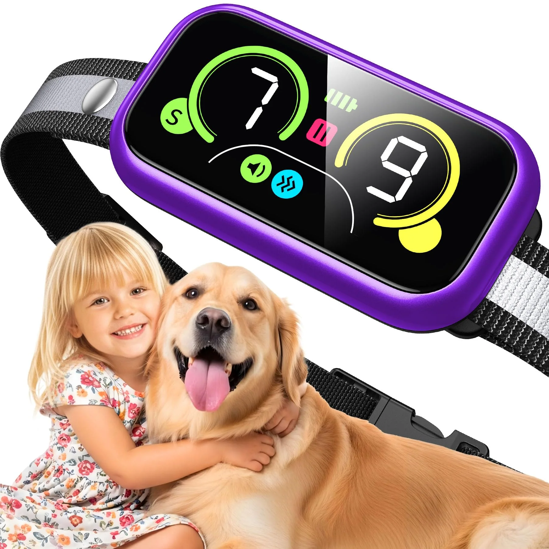 Efficient Kollgux Dog Bark Collar Pro — 4-Mode Smart Bark Control for Dogs 5-150 lbs Home Outdoor Selected