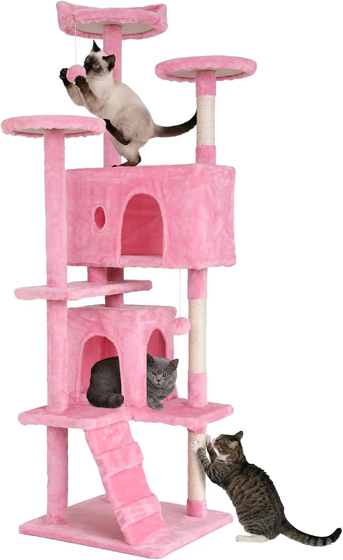 Casual 70in Cat Tree Cat Climbing Tower Official