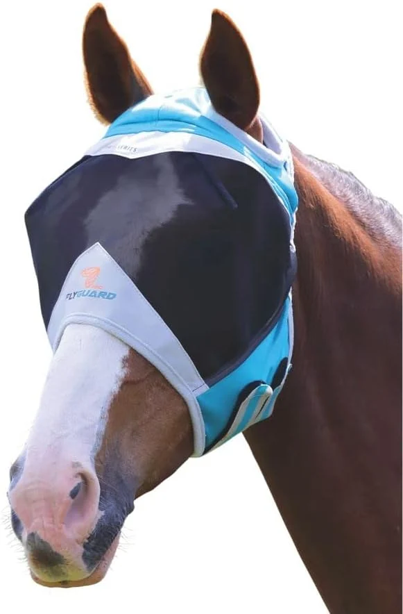 Genuine Shires Fly Guard Fine Mesh Horse Fly Mask with Ear Holes Classic