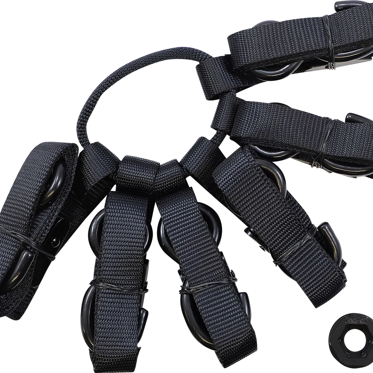 Lightweight MOOSE UTILITY Cargo Straps - UTV - Black O10-6745 High-End