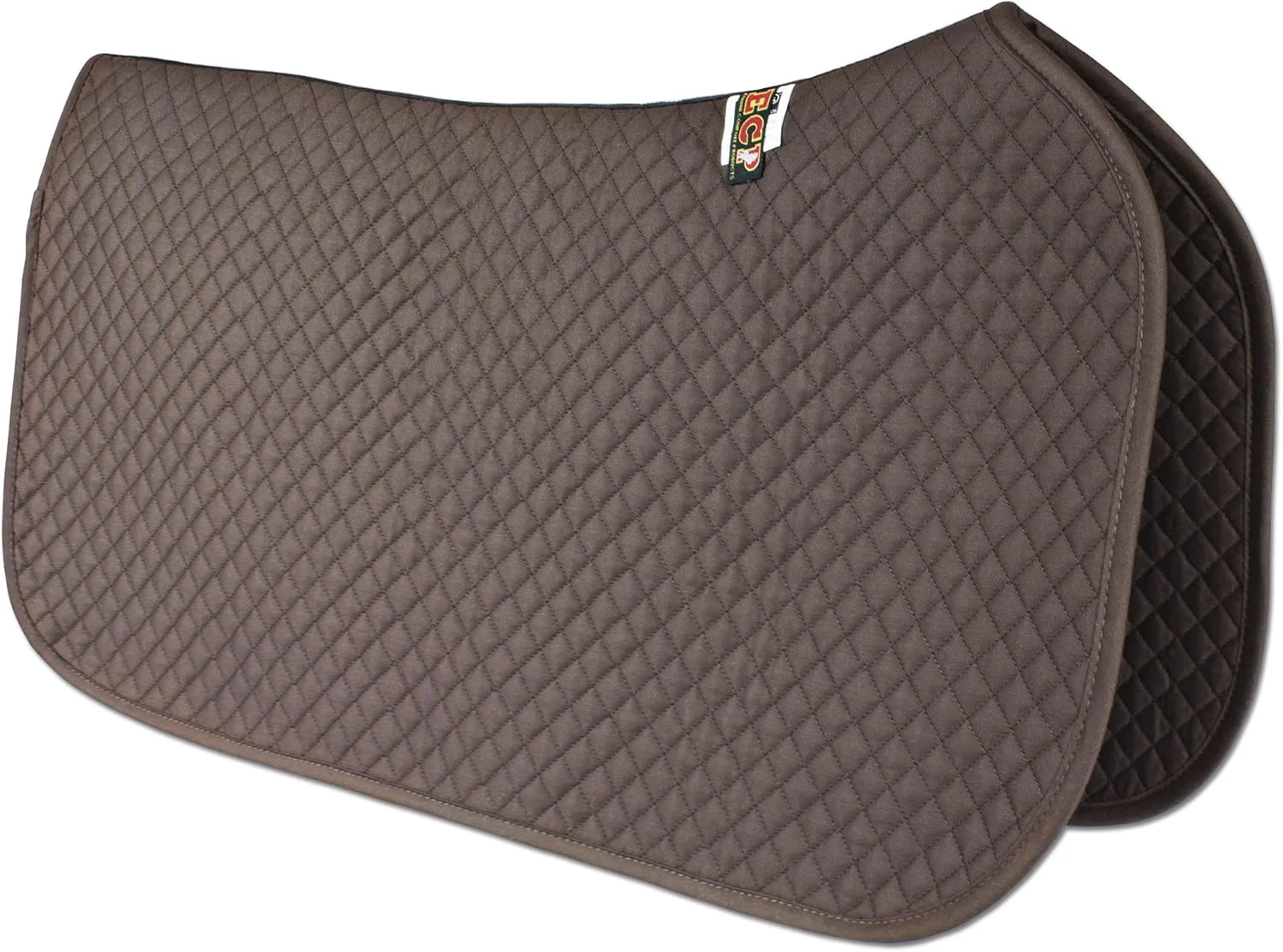 High-End ECP Equine Comfort Products All Purpose Diamond Quilted Western Saddle Pad for Injury Prevention Breathable Hypoallergenic Shock-Absorbing Cushion for Horse Comfort Eco-Friendly