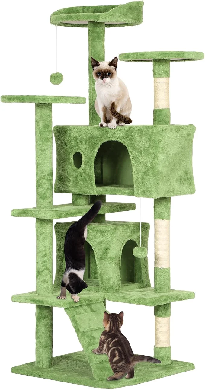 Certified 54in Cat Tree Cat Climbing Tower Responsible